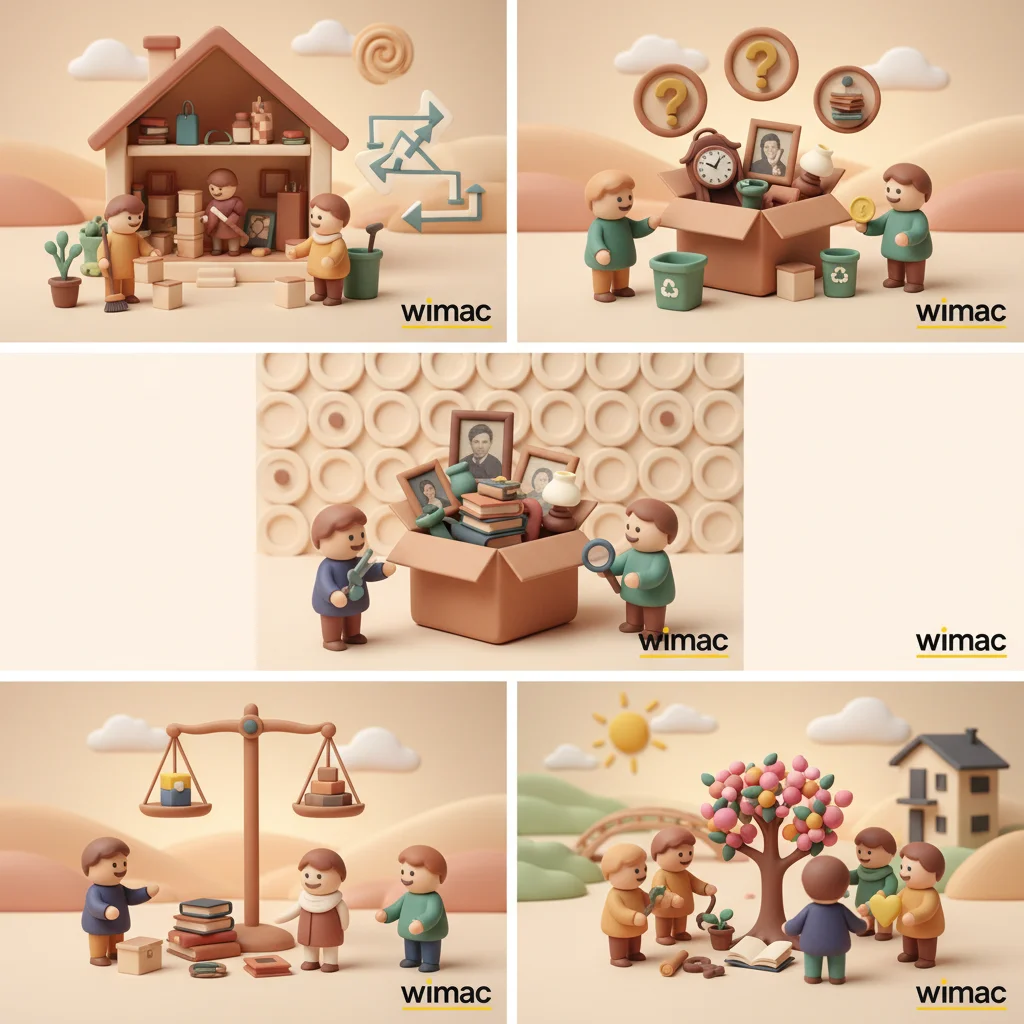 Att röja dödsbo: Wimac hjälper dig 1 röja dödsbo illustration 1