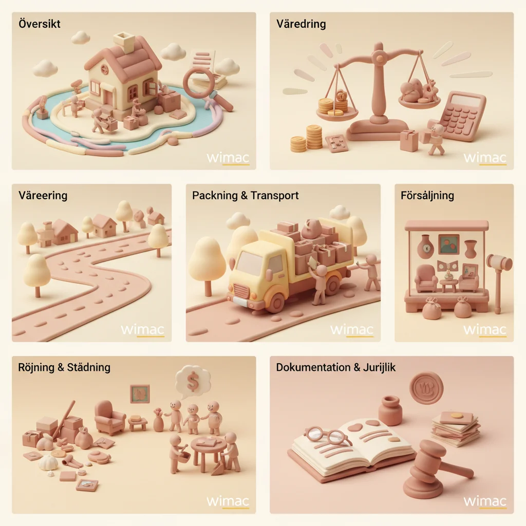 Att röja dödsbo: Wimac hjälper dig 2 röja dödsbo illustration 2