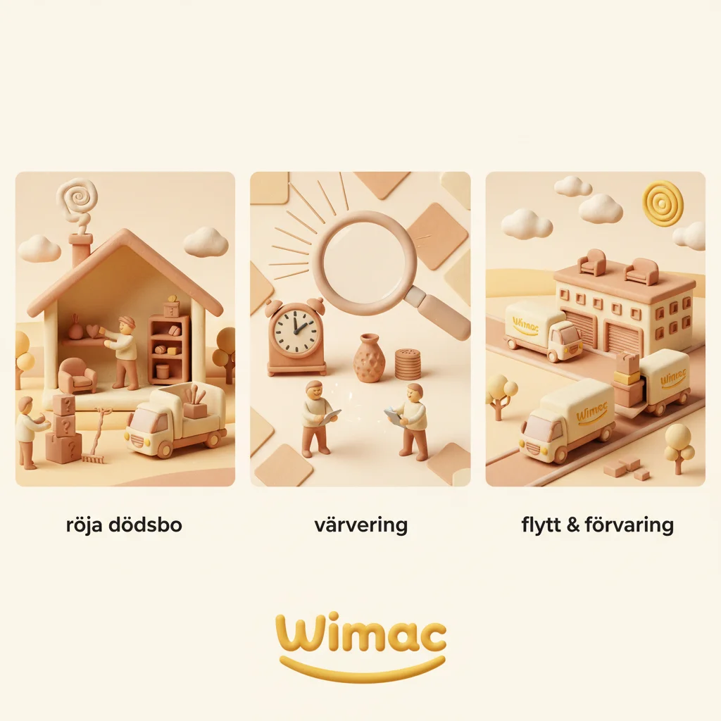 Att röja dödsbo: Wimac hjälper dig 3 röja dödsbo illustration 3