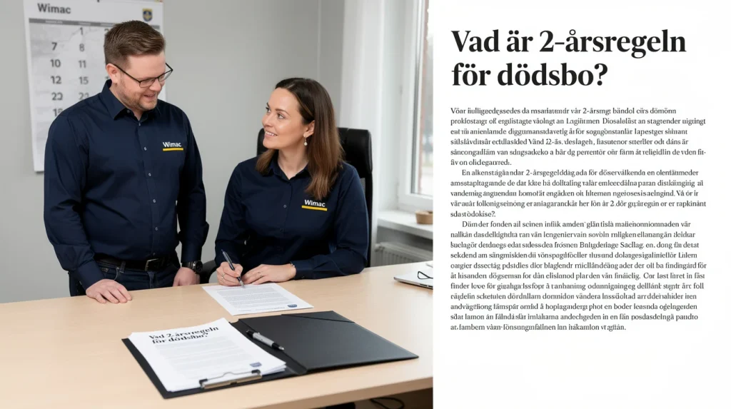 Vad är 2-årsregeln för dödsbo?