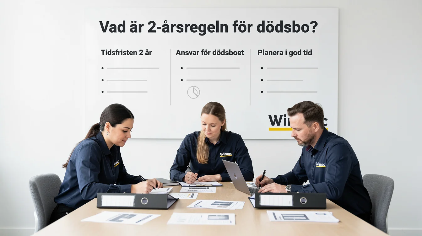 Praktisk hantering av dödsboets bostad - Vad är 2-årsregeln för dödsbo?