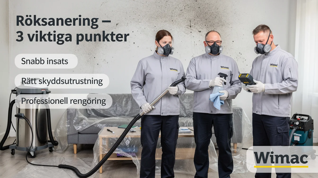 Processen för effektiv Röksanering - Röksanering