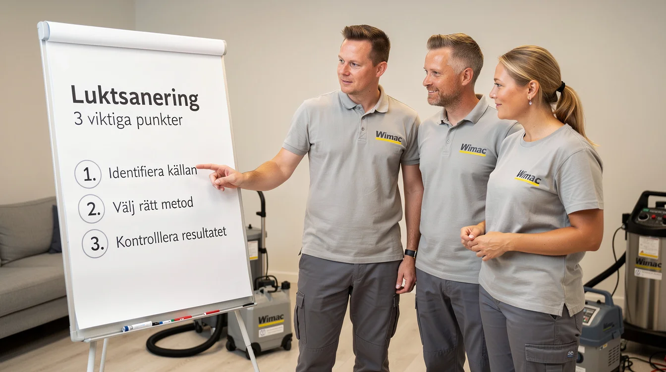 Avancerade metoder: Ozonsanering och spärrmålningsteknik - Luktsanering